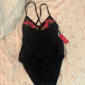 One piece bathing suit
